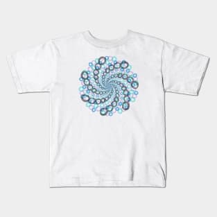 Universal Mandala (White Background) Kids T-Shirt